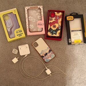 Various Cases and supplies for iPhone 11